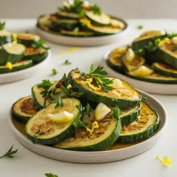 Sauteed Zucchini with Garlic and Lemon