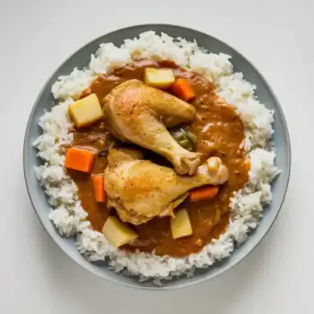 Japanese-Style Chicken Curry with Fragrant Rice