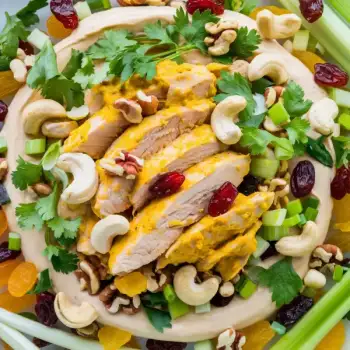 Fragrant Curried Chicken and Cashew Salad