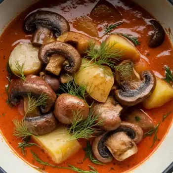 Hearty Mushroom-Potato Stew with Paprika