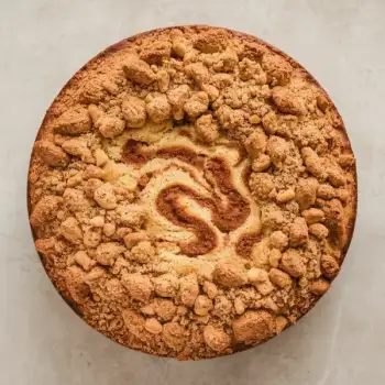 Greek Yogurt Streusel Coffee Cake