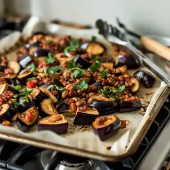 Roasted Eggplant Puttanesca