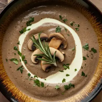 Rustic Forest Mushroom Bisque