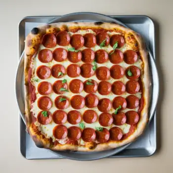 Pepperoni Sheet-Pan Pizza