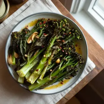 Sautéed Broccoli Rabe with Garlic and Chili