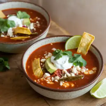 Smoky Vegetarian Tortilla Soup