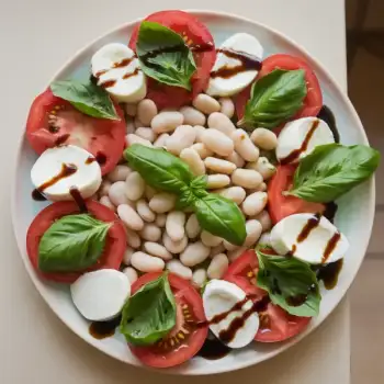 White Bean Caprese Salad