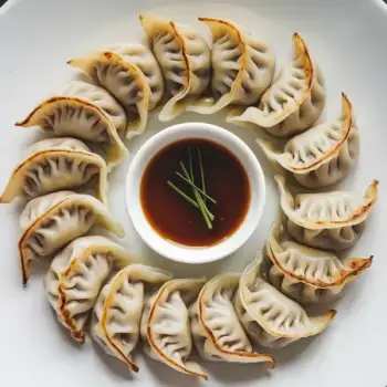 Pork and Shrimp Crescent Dumplings