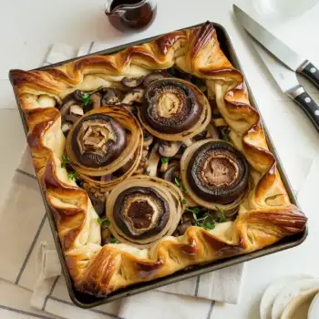 Savory Portobello & Mixed Mushroom Puff Pastry