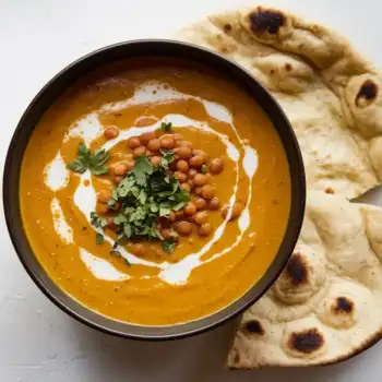 Spiced Butternut and Red Lentil Cream Soup
