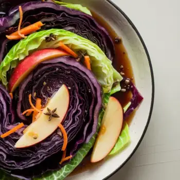 Apple-Infused Sweet and Sour Braised Cabbage