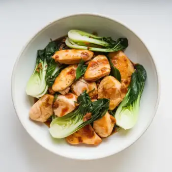 Stir-Fried Chicken and Bok Choy