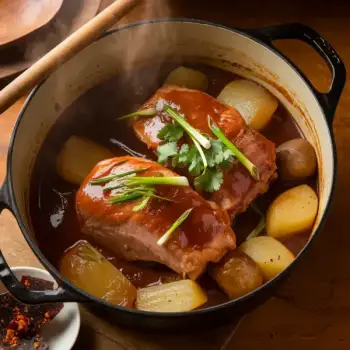 Spicy Braised Pork in Hoisin Sauce