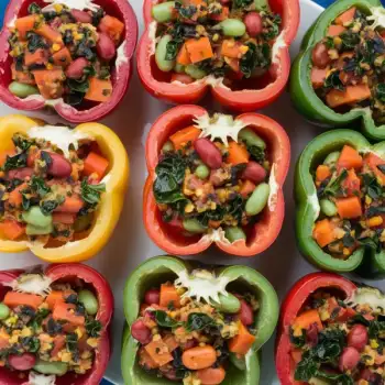 Cajun-Style Festive Stuffed Bell Peppers