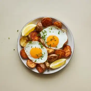 Crispy Paprika Potatoes with Sunny-Side Eggs