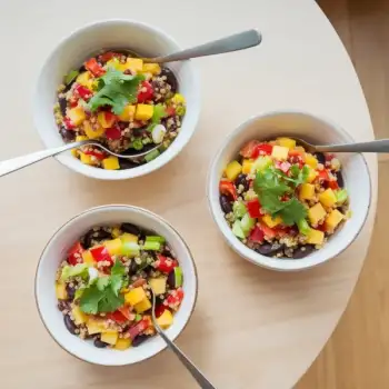 Tropical Quinoa & Black Bean Fiesta Salad