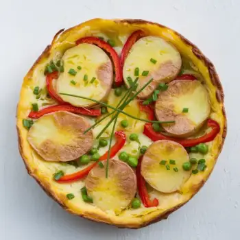 Potato and Pepper Spanish Tortilla