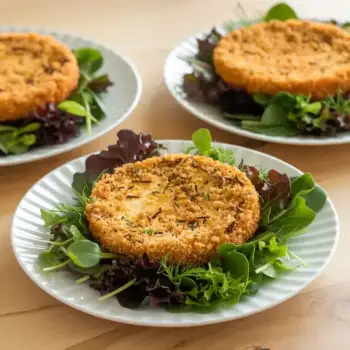 Crispy Goat Cheese Medallion Salad