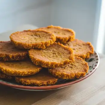 Fried Semolina Spice Cakes with Orange Blossom Water