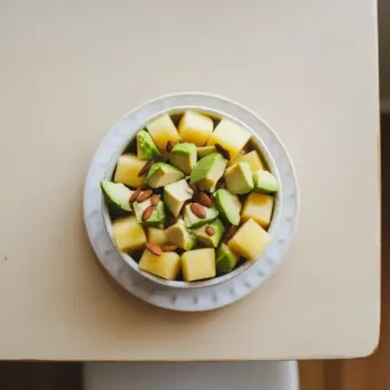Honeydew with Avocado and Almonds