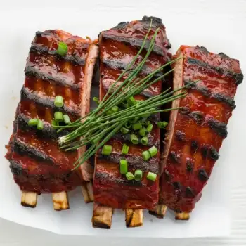 Tender Memphis-Style Barbecue Ribs with Vinegar Mop Sauce