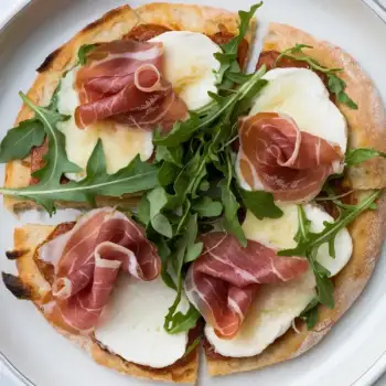 Crispy Prosciutto-Arugula Flatbread