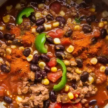 Hearty Homestyle Turkey Chili
