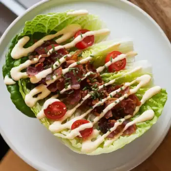 Pittsburgh Wedge Salad with Labneh Ranch Dressing