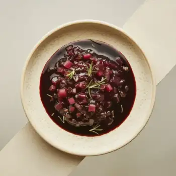 Rich Shallot and Red Wine Reduction