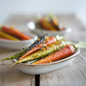 Charred Rainbow Carrots