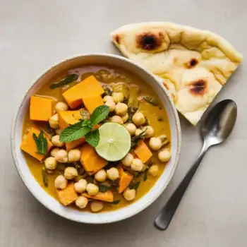 Thai-Inspired Pumpkin and Chickpea Curry