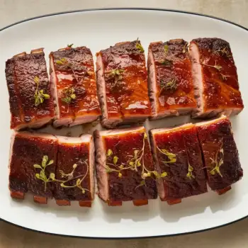 Tender Sous Vide Barbecue Pork Ribs