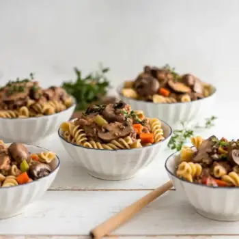 Hearty Mushroom and Herb Pasta Sauce