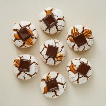 Almond Brandy Chocolate Crackle Delights