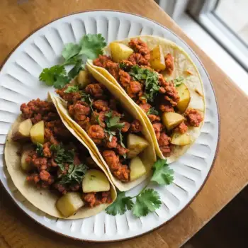 Chorizo and Potato Tacos