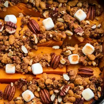 Pecan-Streusel Sweet Potato Bake