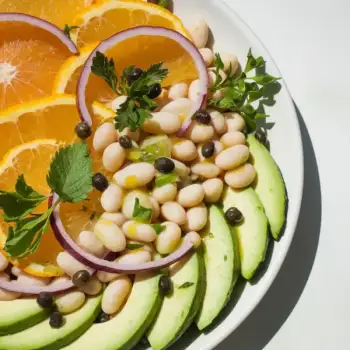 White Bean, Citrus, and Avocado Salad with Herbs