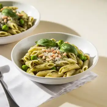 Penne with Umami Pesto
