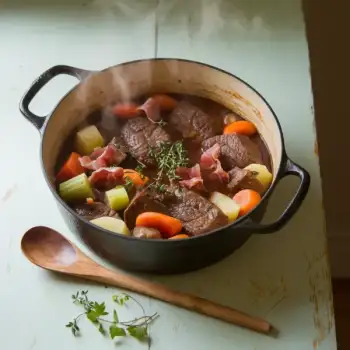 Slow-Cooked Red Wine Beef Stew