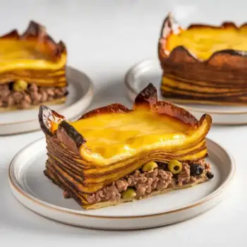 Pastelón: A Caribbean Layered Plantain and Beef Casserole