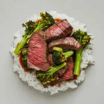 Savory Beef & Chinese Broccoli Stir-Fry