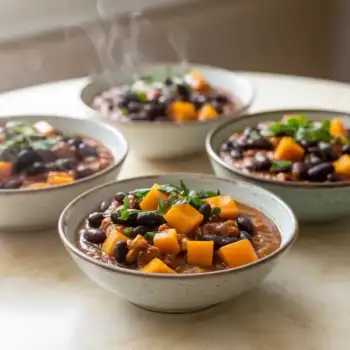 Hearty Butternut Squash & Black Bean Chili