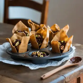 Chocolate Nut Kataifi Purses