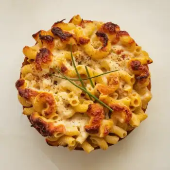 Rich Three-Cheese Baked Macaroni