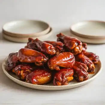 Harissa–Pomegranate Molasses Glaze for Wings