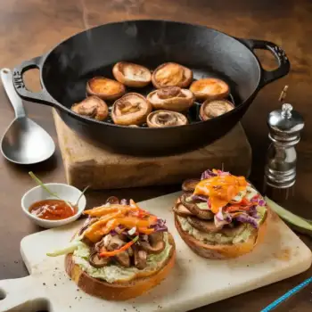 Crispy Oyster Mushroom Po'Boy with Creole Rémoulade