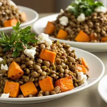 Brown Butter Lentil and Sweet Potato Salad