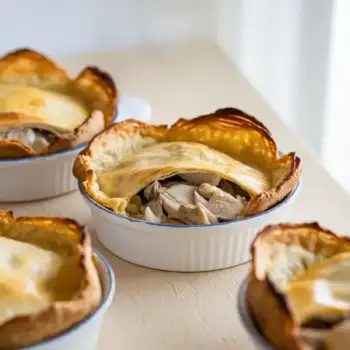 Rustic Chicken & Mushroom Pot Pie with Potato Crust