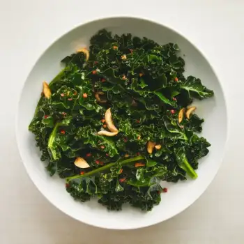 Sauteed Kale with Garlic and Calabrian Chili