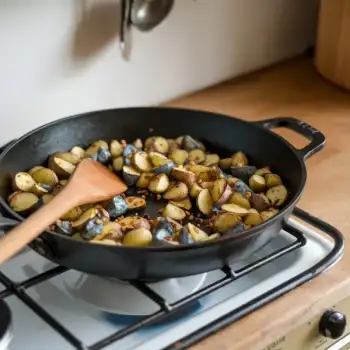 Earthly Blue Potato & Tempeh Hash